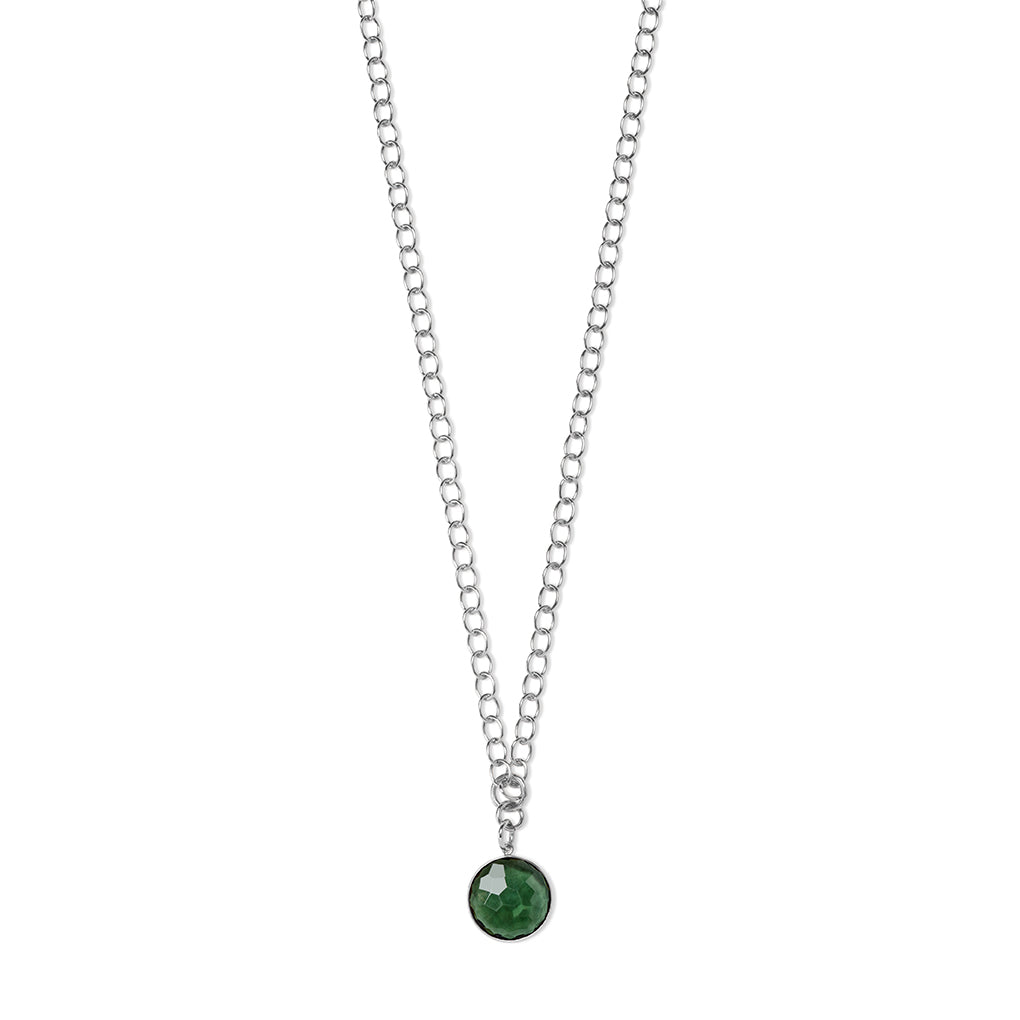 ANDRA long Necklace Salbeiquarz