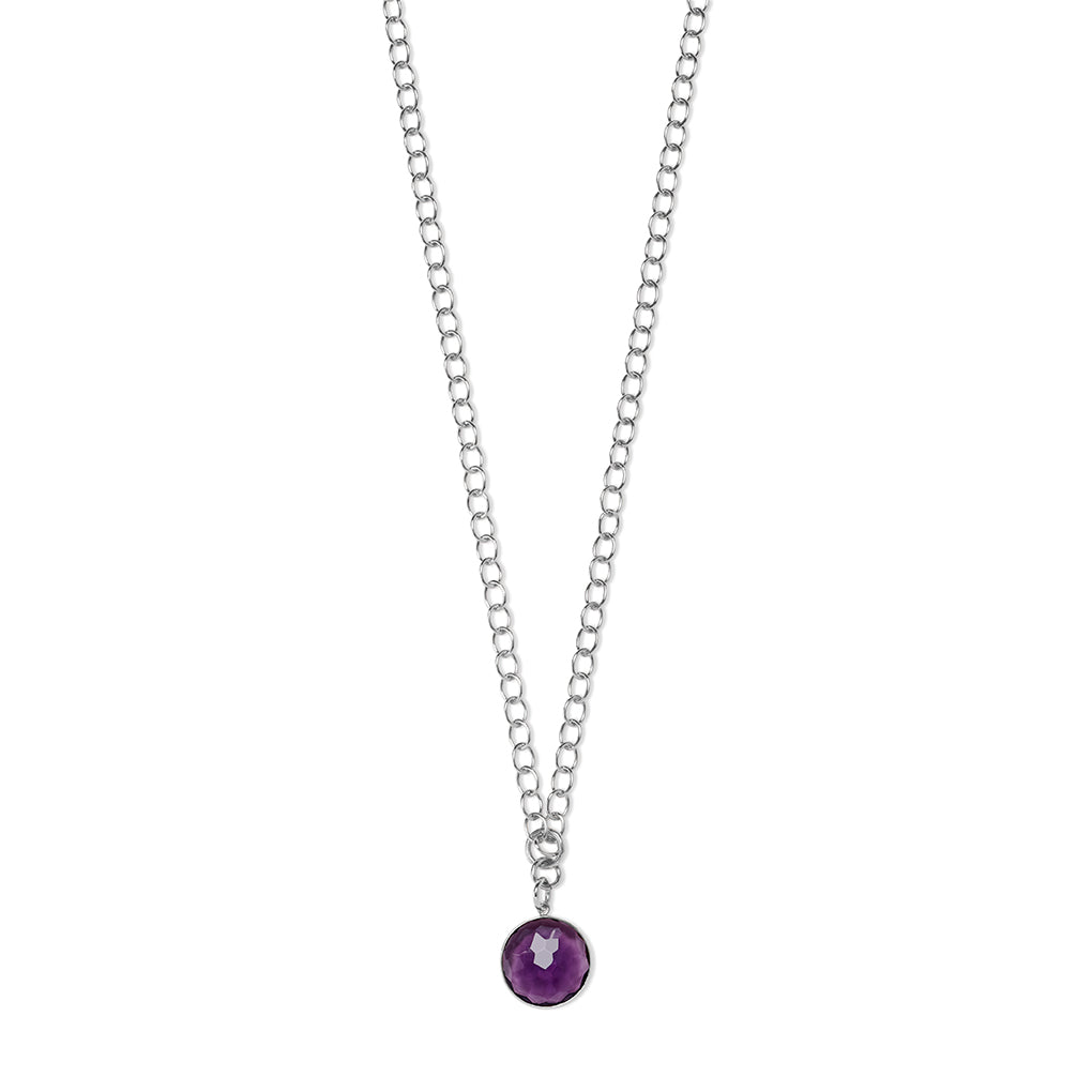 ANDRA long Necklace Amethyst