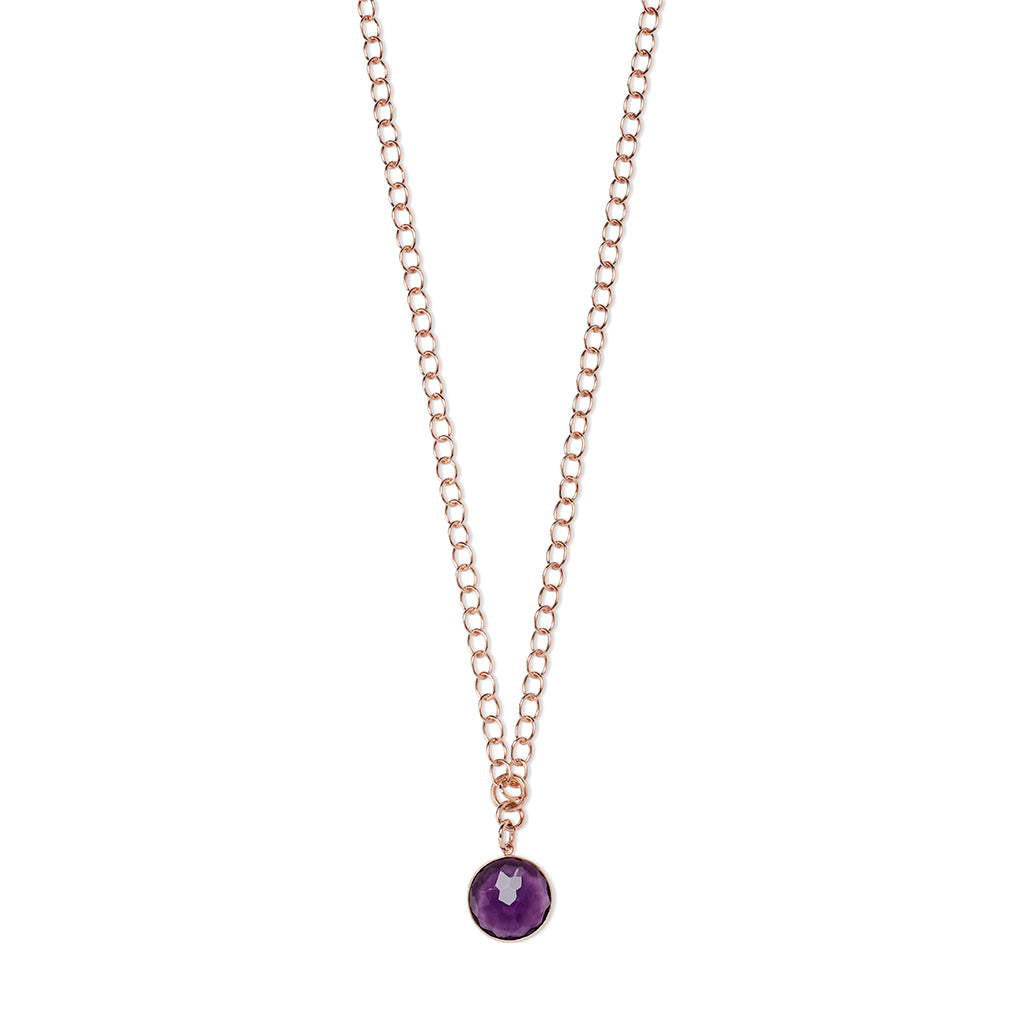 ANDRA long Necklace Amethyst