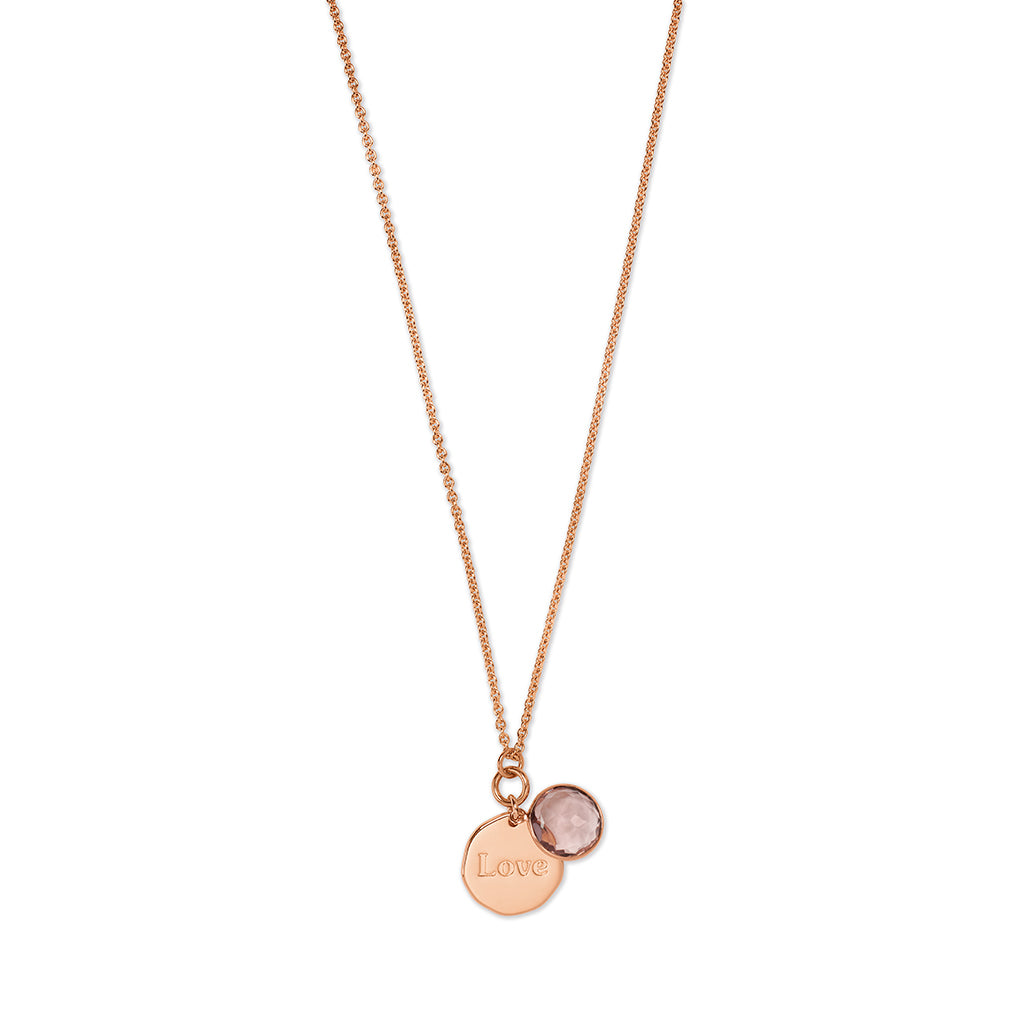 BELIEVE IN... 'LOVE' Necklace, roségold
