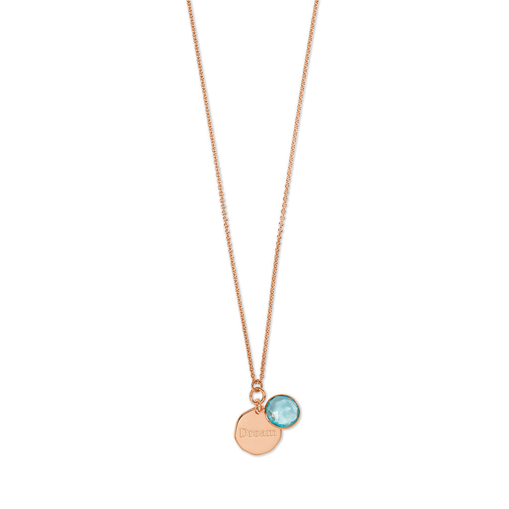 BELIEVE IN... 'DREAM' Necklace, roségold