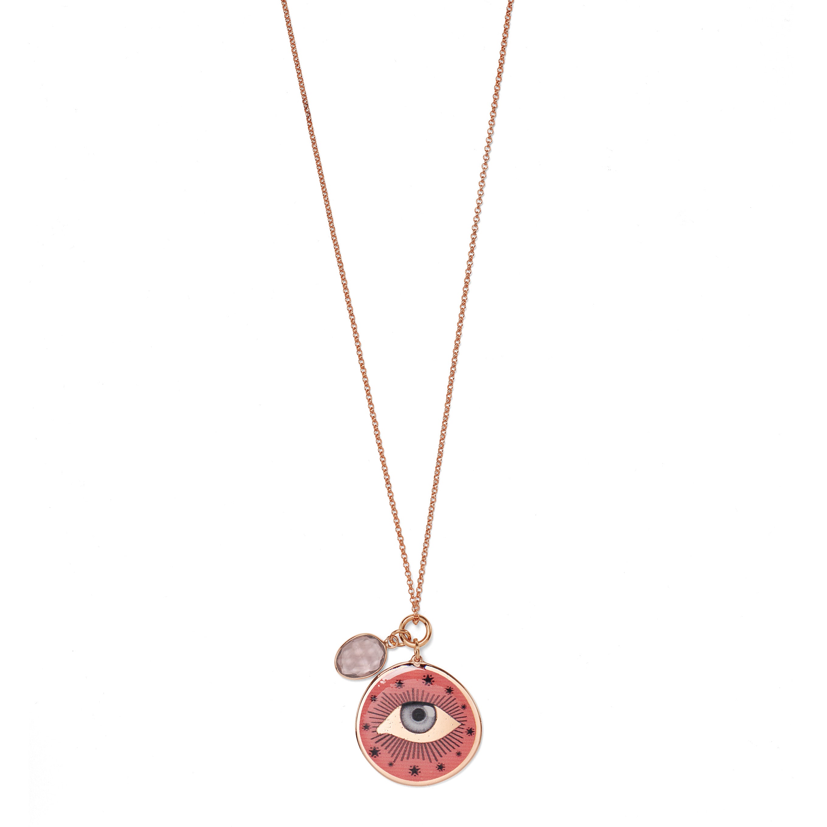 THE EYE Necklace roségold