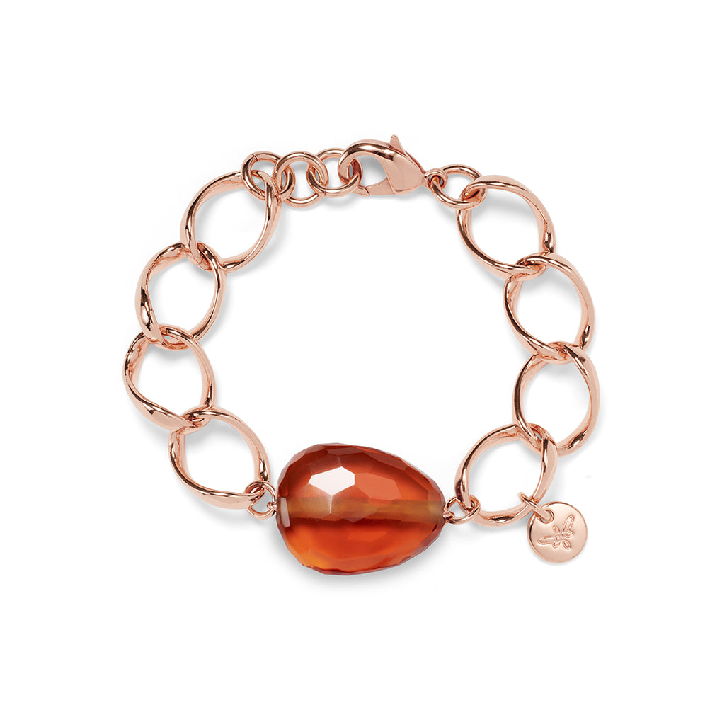 HENNA Bracelet, Cognac Quarz