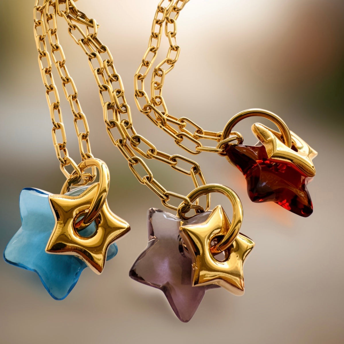 TANIA roségold, Skyblue Quarz
