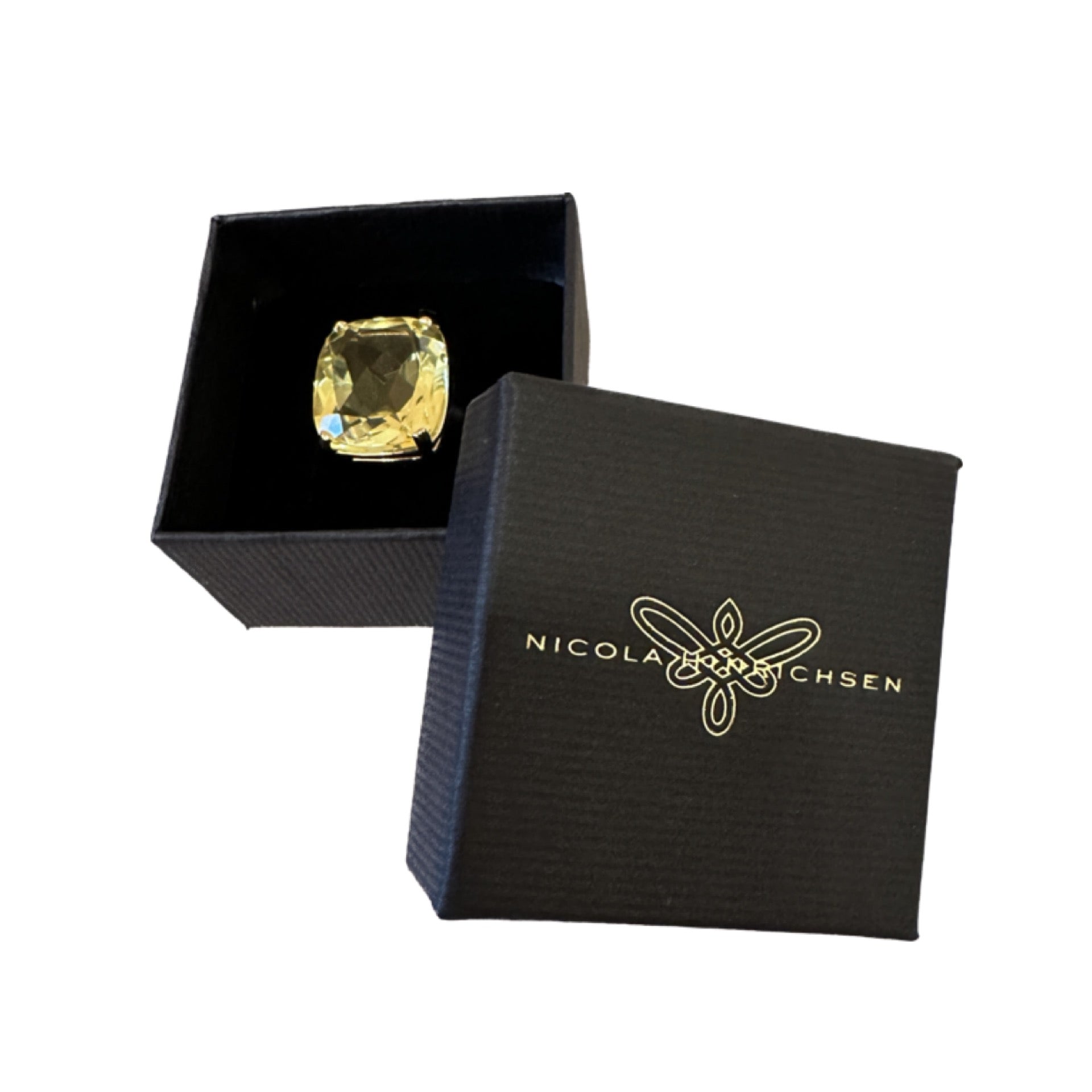 Ring LIVIA Cognac Quarz