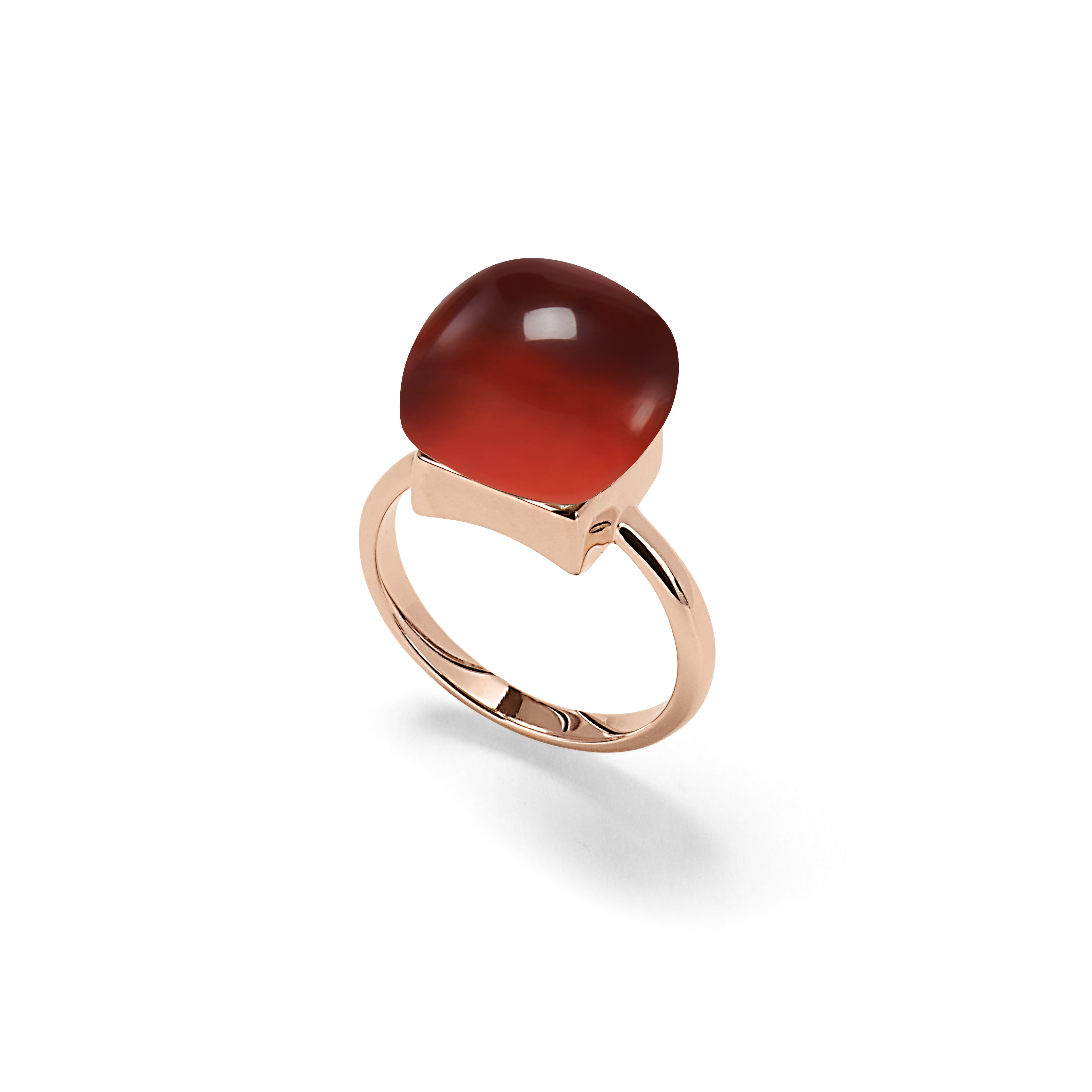 Ring LINYA Cognac Quarz