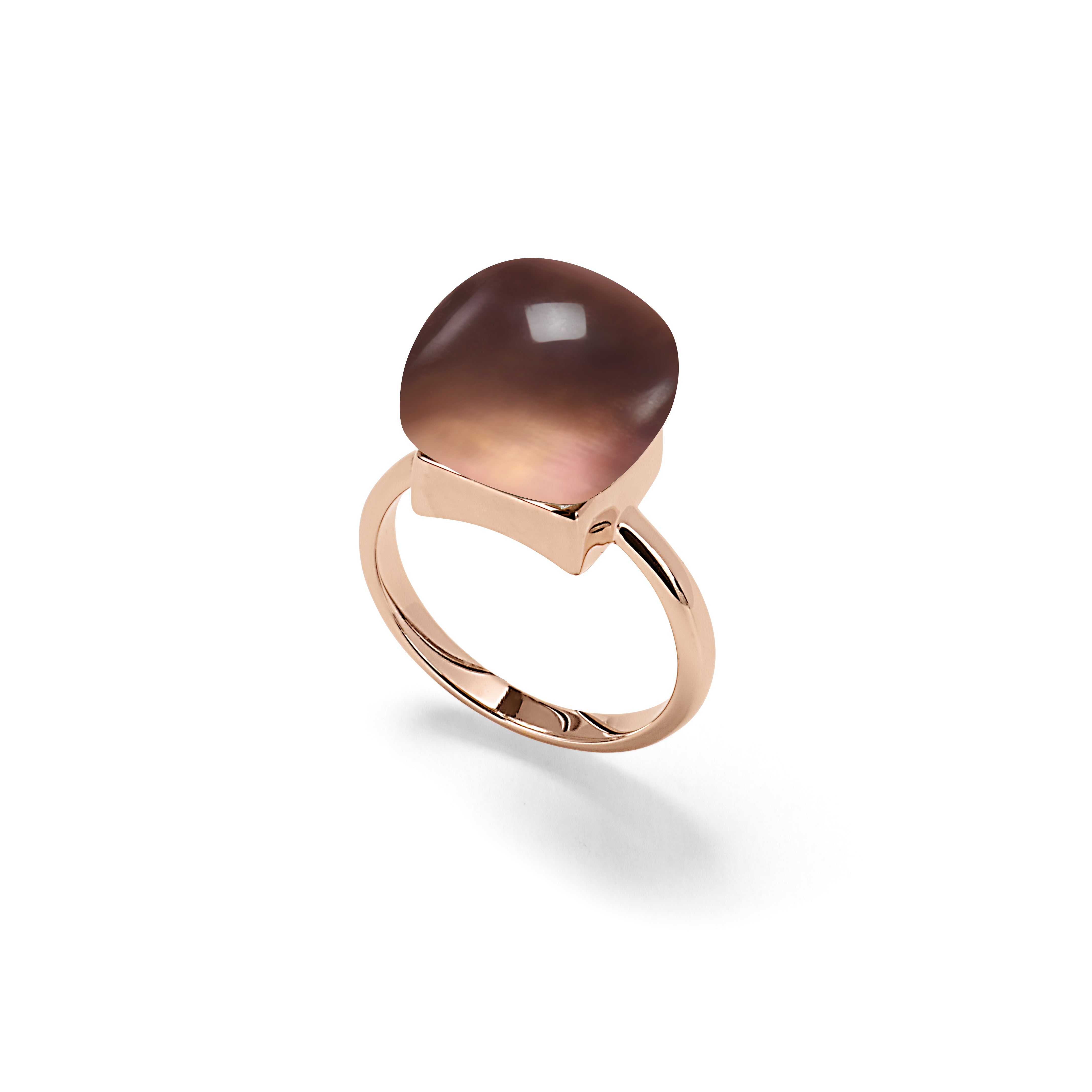 Ring LINYA Plum Quarz