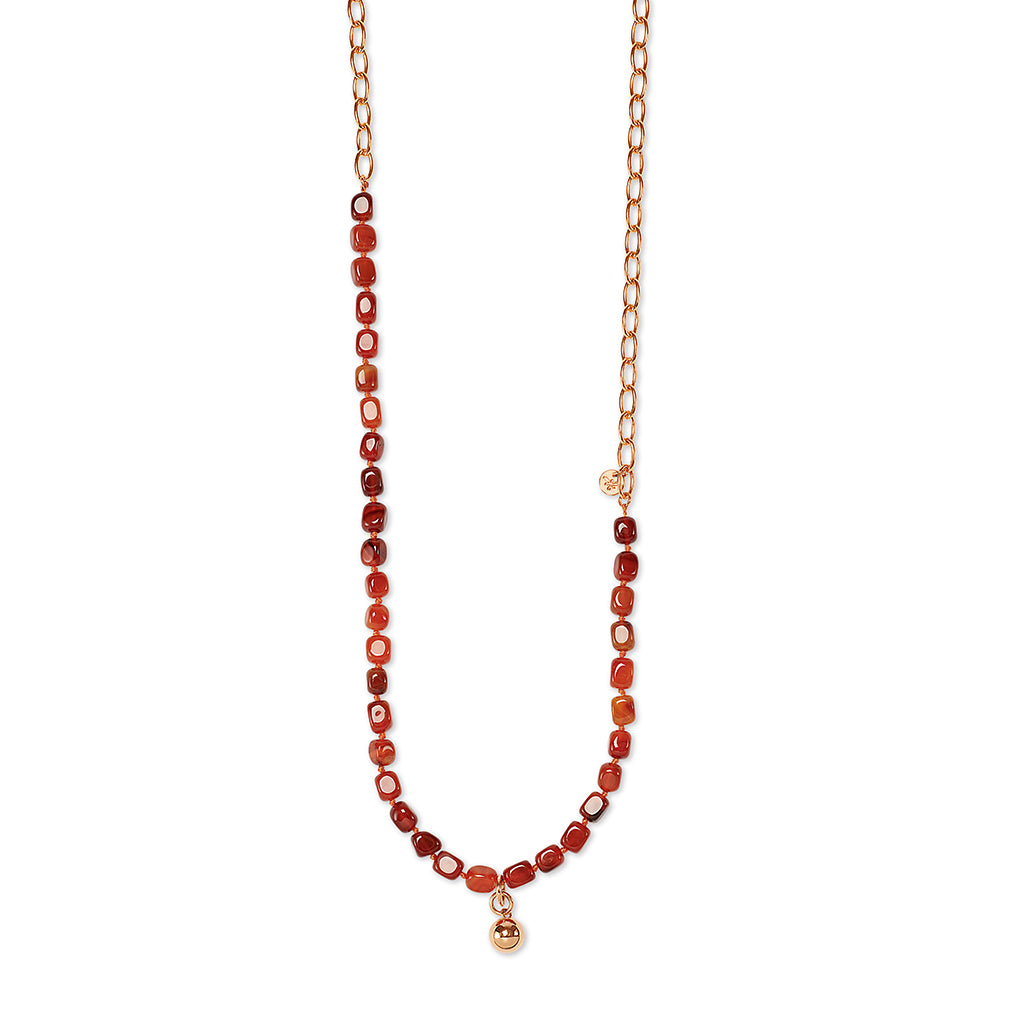 LIU Necklace fire, roségold