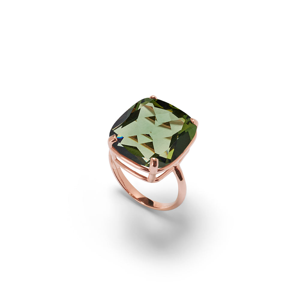 Ring LIVIA Salbeiquarz