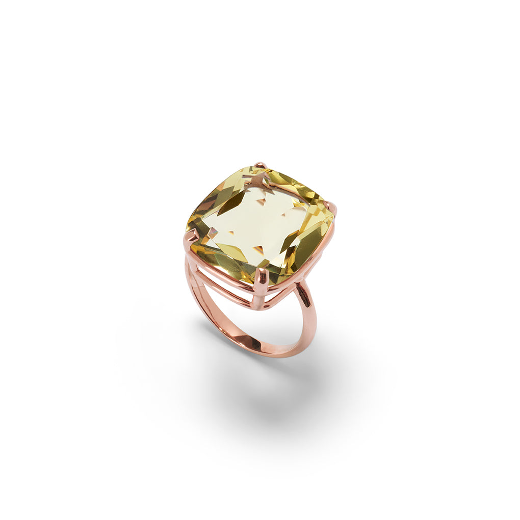Ring LIVIA Lemonquarz
