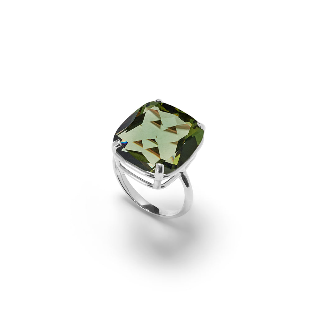 Ring LIVIA Salbeiquarz