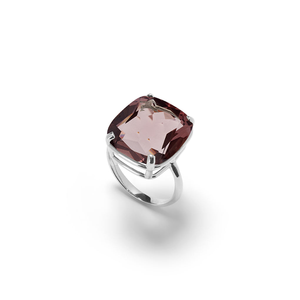 Ring LIVIA Plumquarz