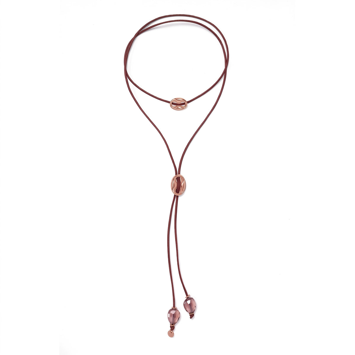 LORI Necklace roségold, choco