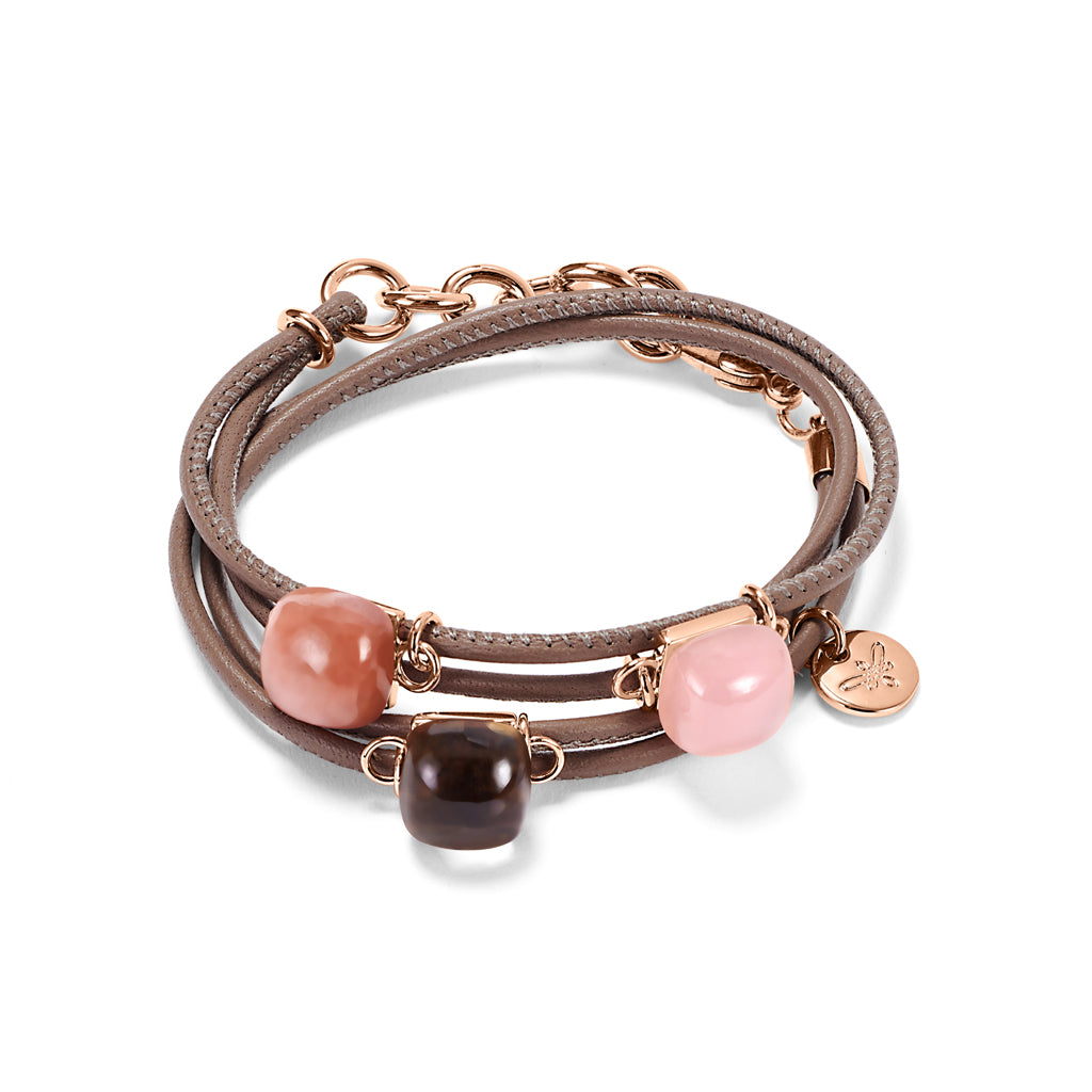 LIZ Bracelet roségold, taupe