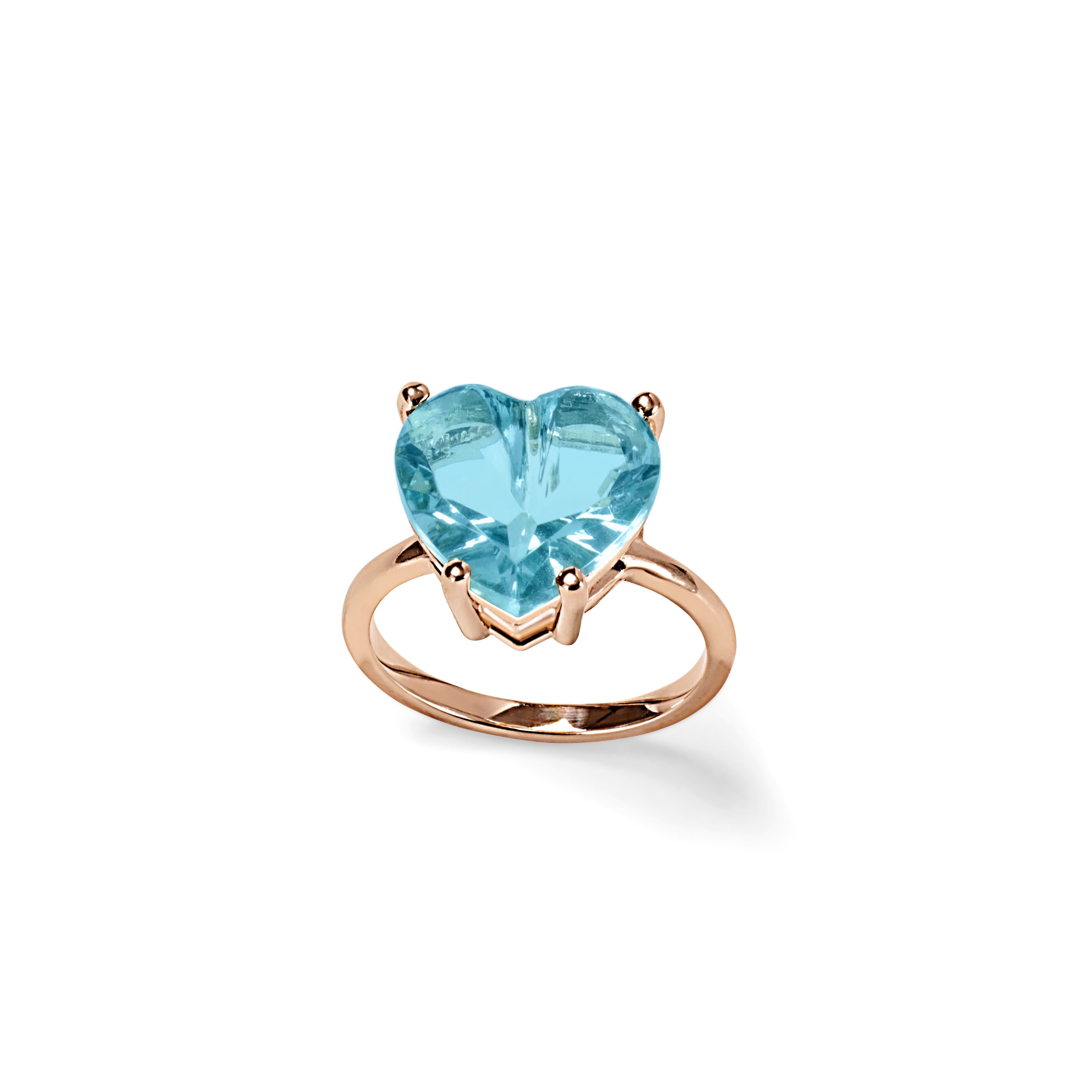 Ring LOVE ME Aquamarin Quarz