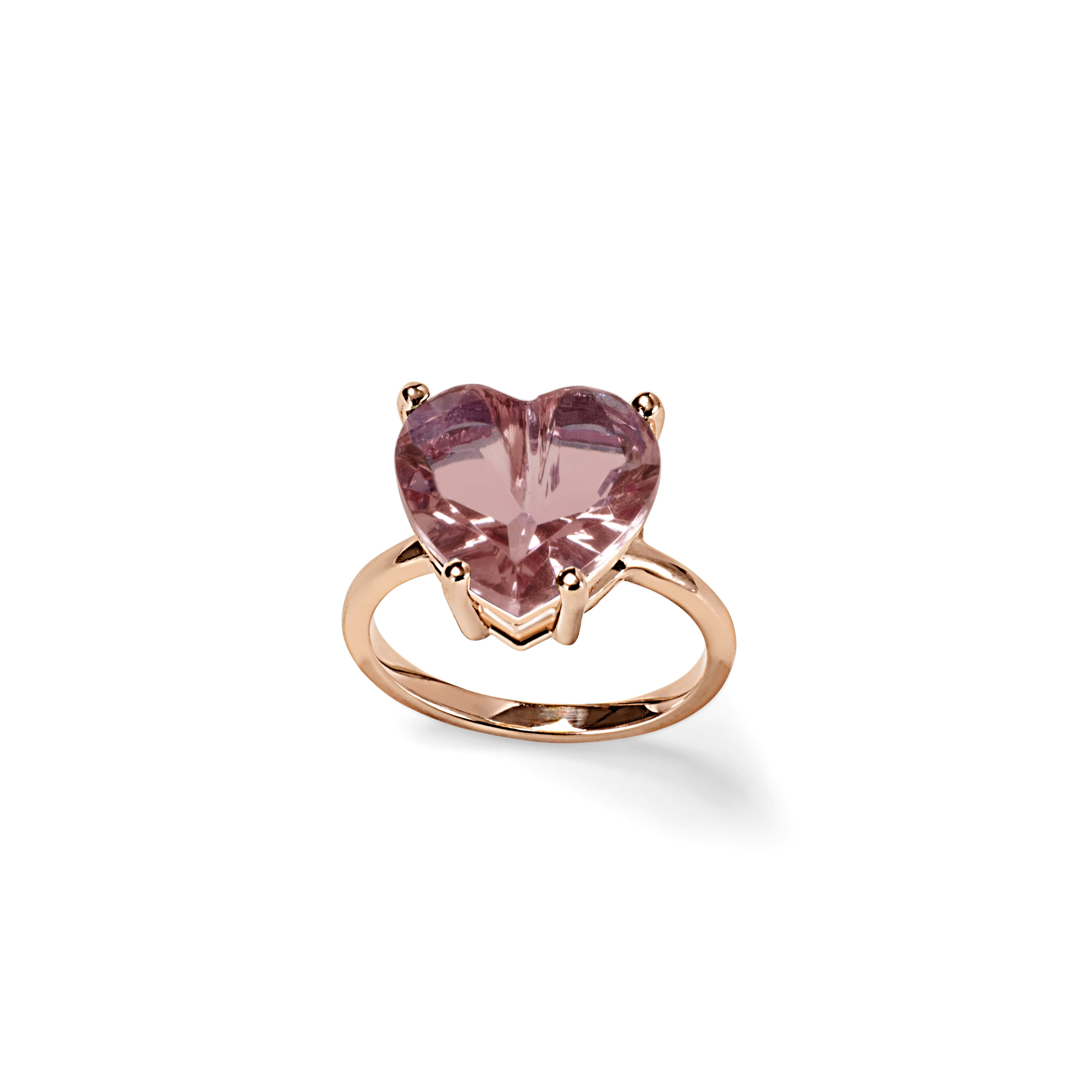 Ring LOVE ME Plum Quarz