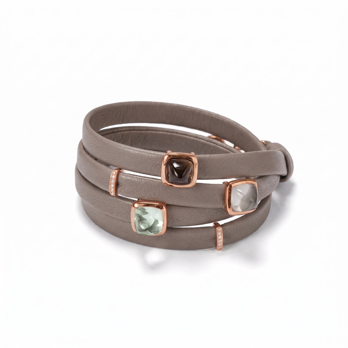 MAGIC Bracelet roségold, grautaupe