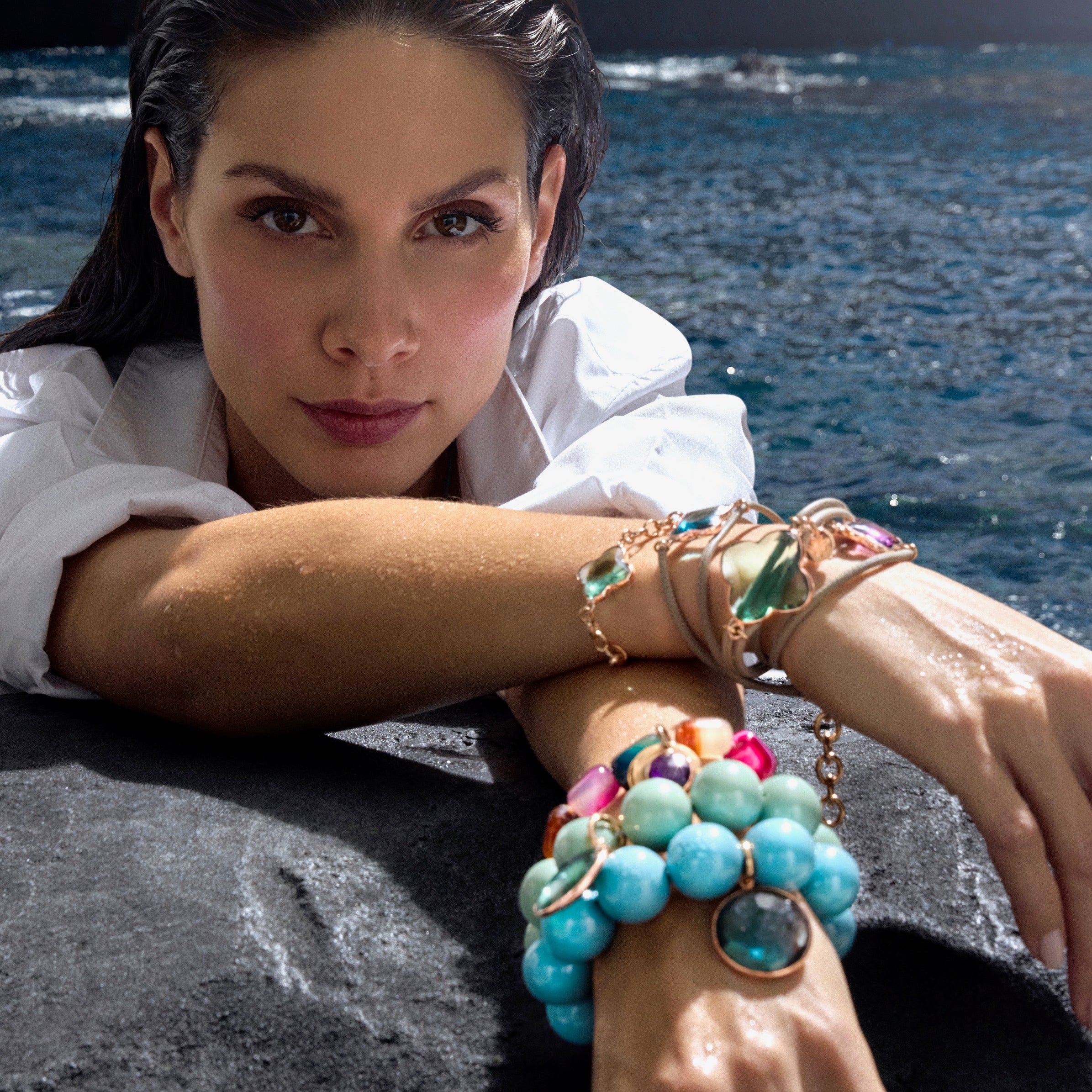 ADÈLE roségold, Plumquarz