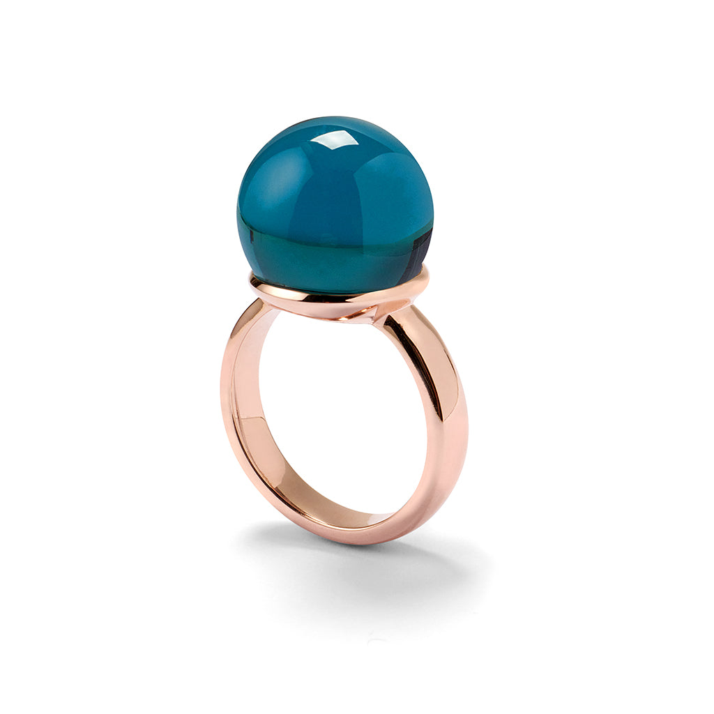 Ring SCILLA roségold, Iolith