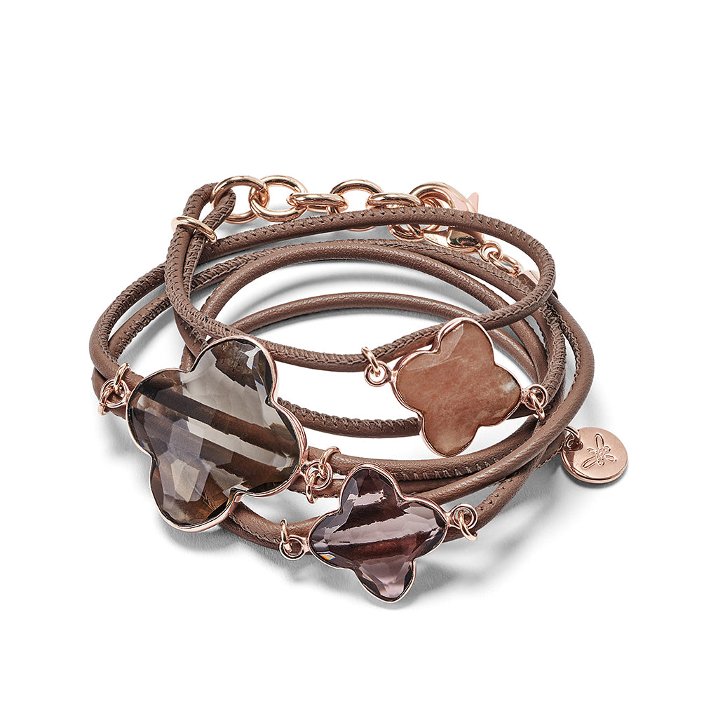 ROMY Bracelet roségold, toffee