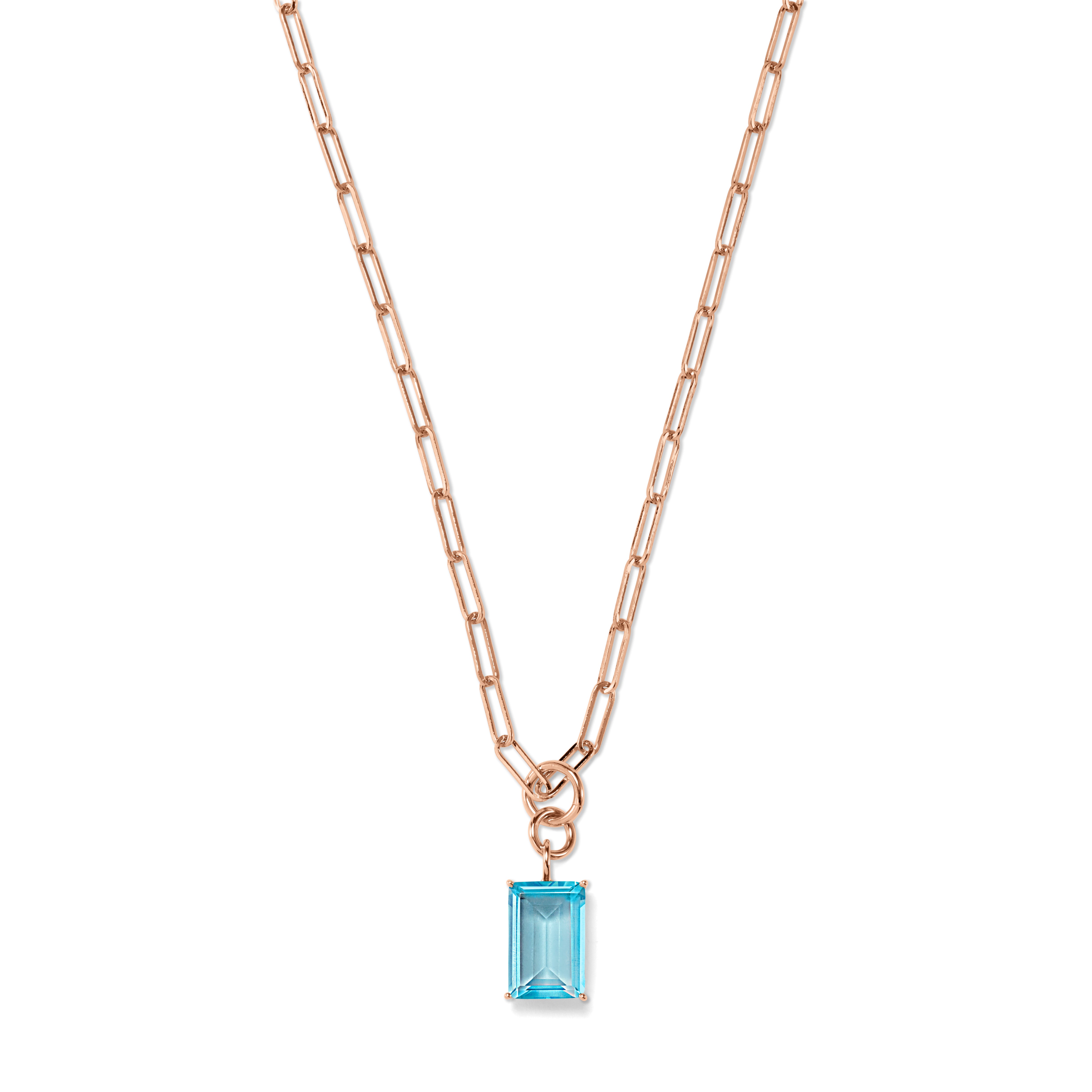 RUBY Necklace Aquamarin Quarz