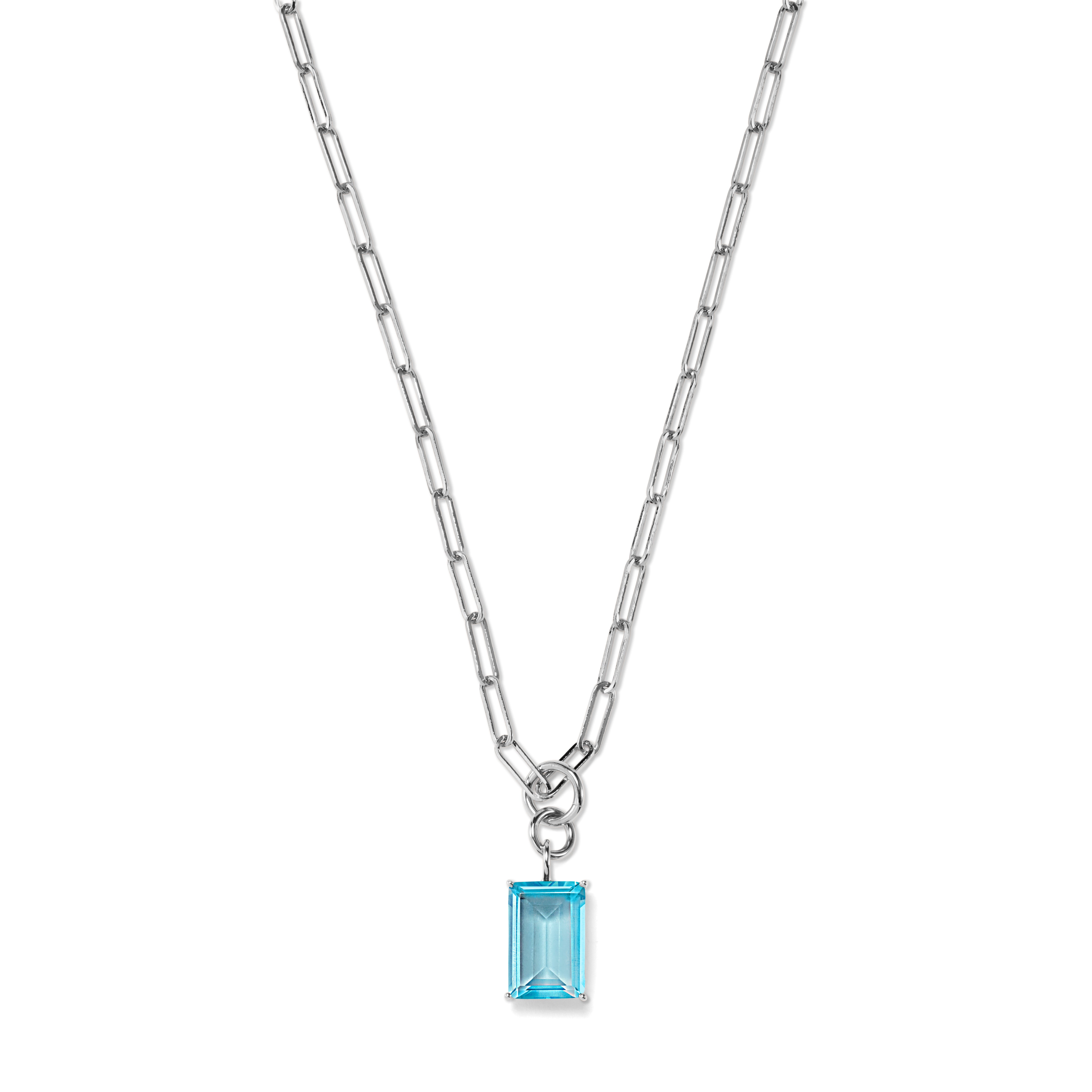 RUBY Necklace Aquamarin Quarz