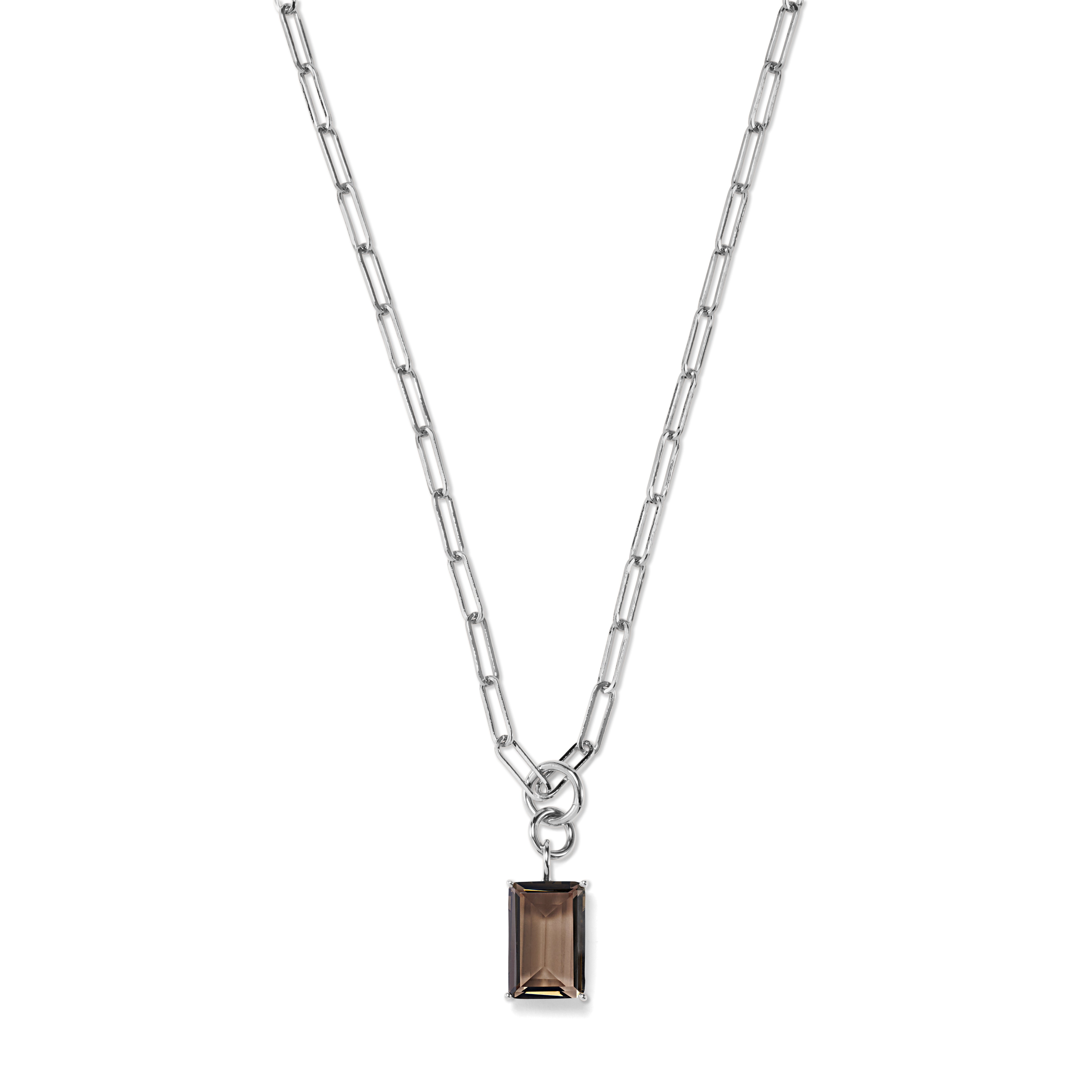 RUBY Necklace Rauchquarz