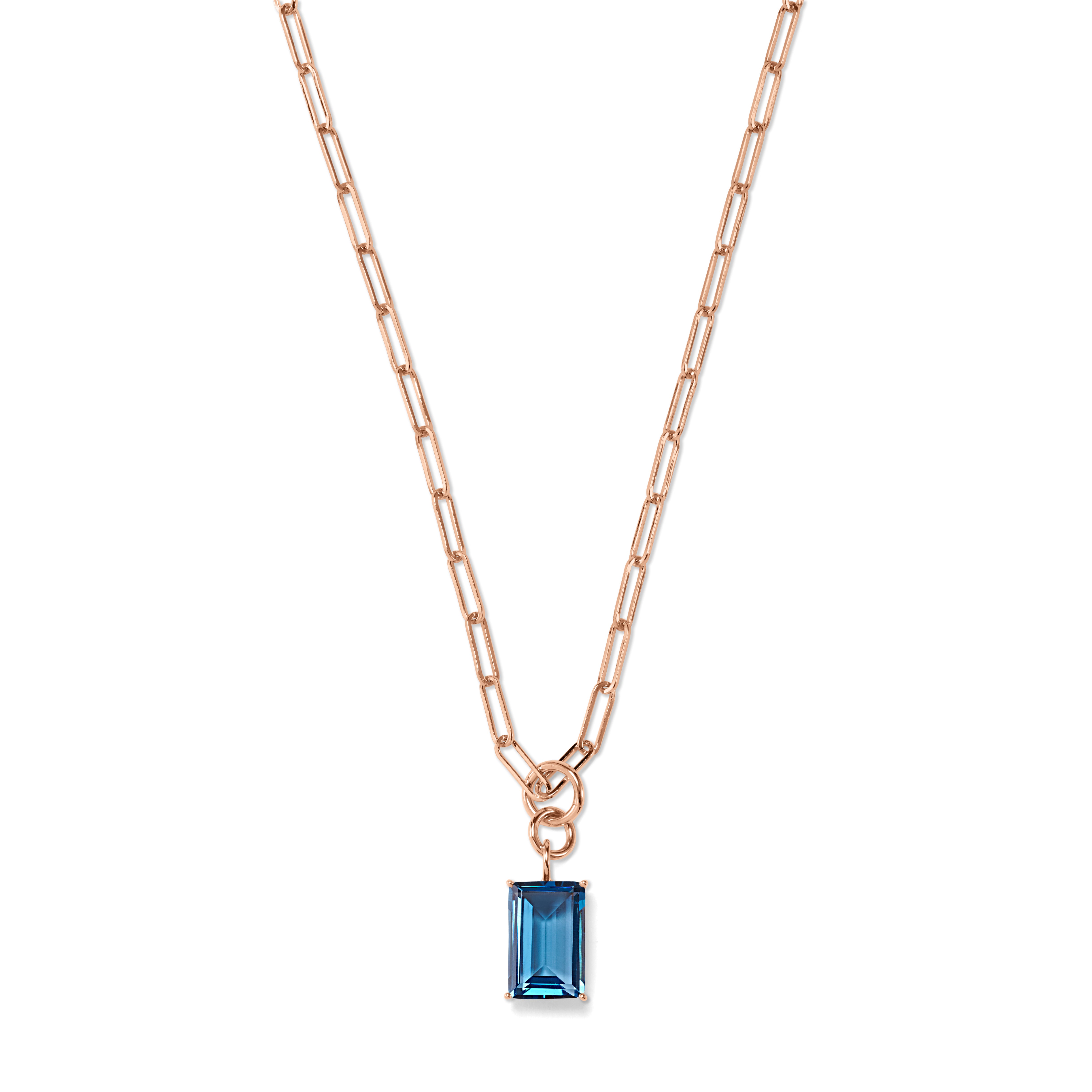 RUBY Necklace Skyblue Quarz