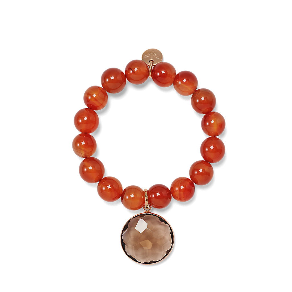 ENYA Bracelet roségold, Karneol