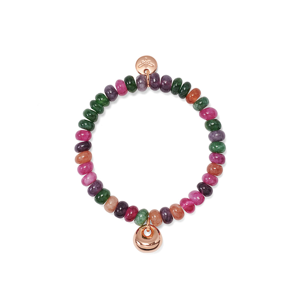 META Bracelet roségold, wood