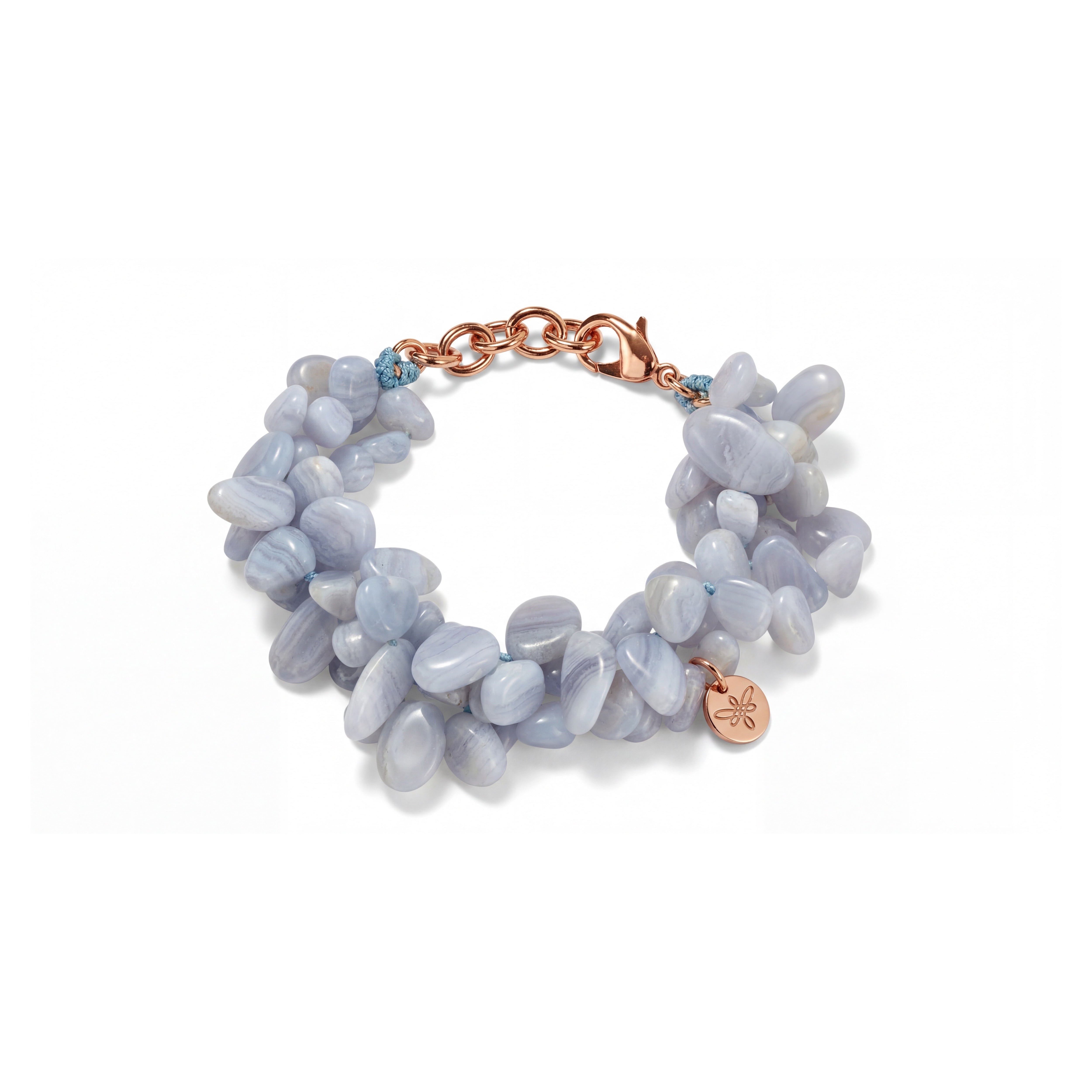 SPLASH Blauer Achat, roségold