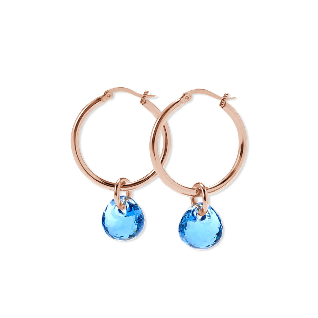 CHLOÉ Earrings, Skyblue Quarz