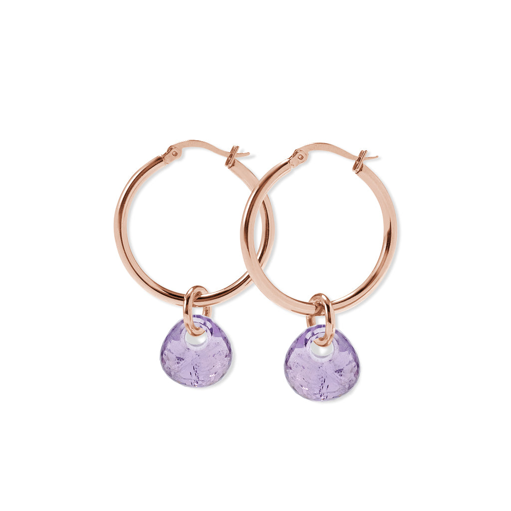 CHLOÉ Earrings, Amethyst