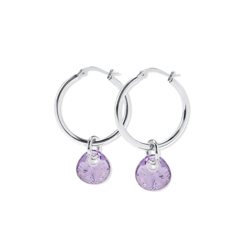 CHLOÉ Earrings, Amethyst