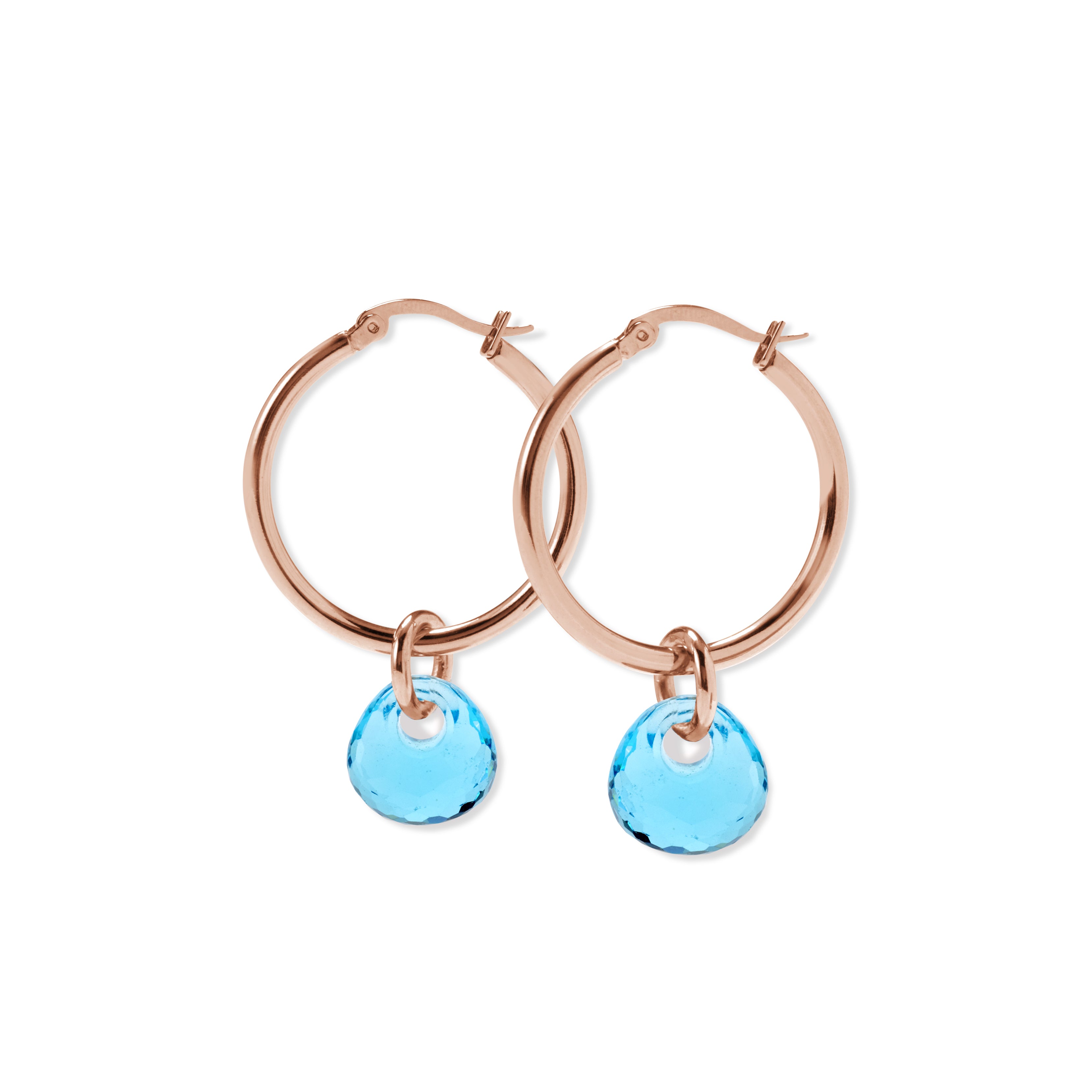 CHLOÉ Earrings, Aquamarin Quarz