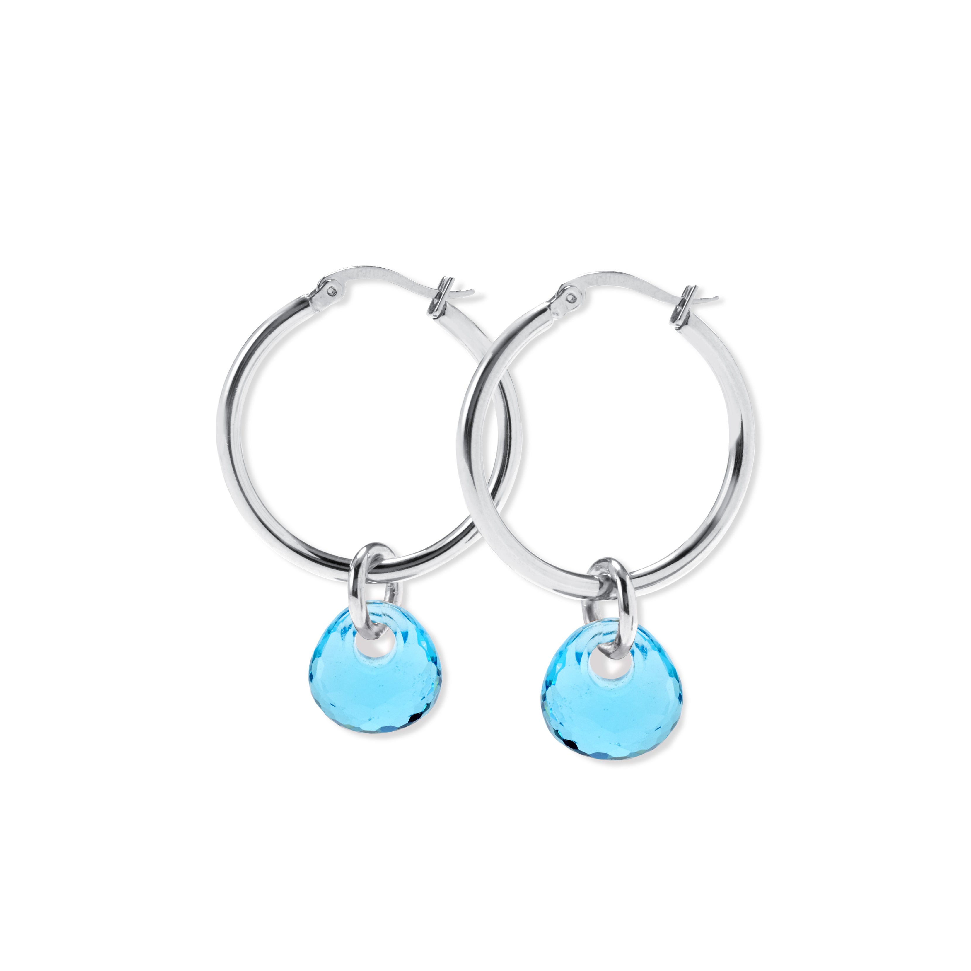 CHLOÉ Earrings, Aquamarin Quarz