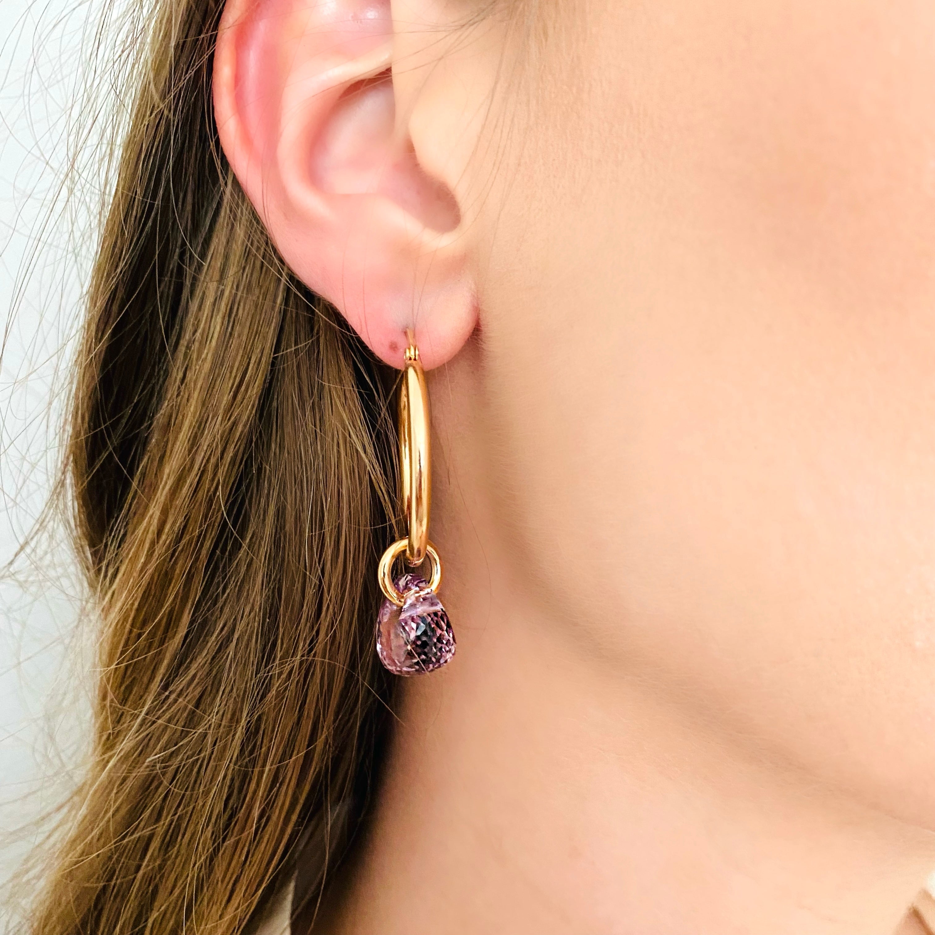 CHLOÉ Earrings, Salbeiquarz