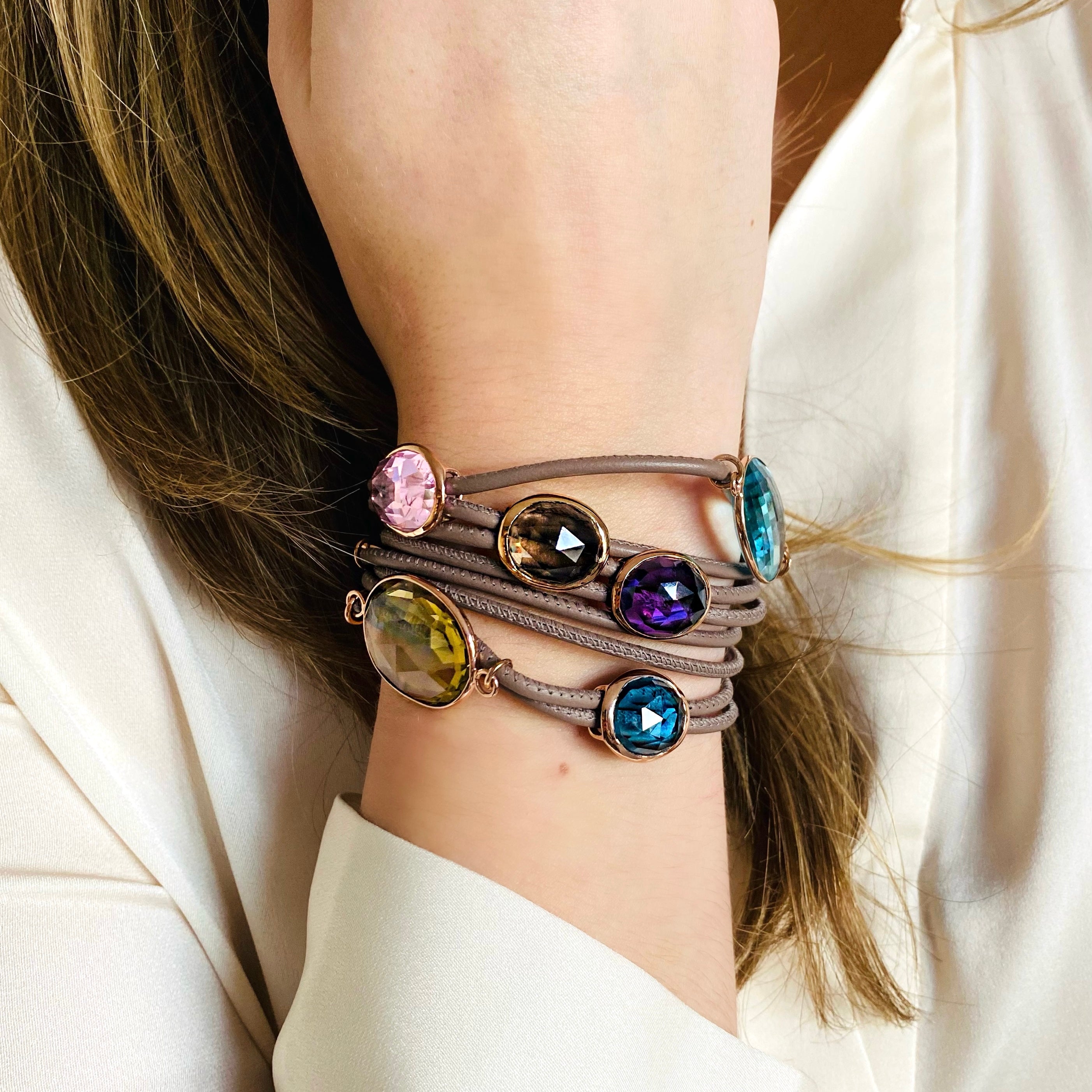 GALA Bracelet roségold, taupe BACK SOON!