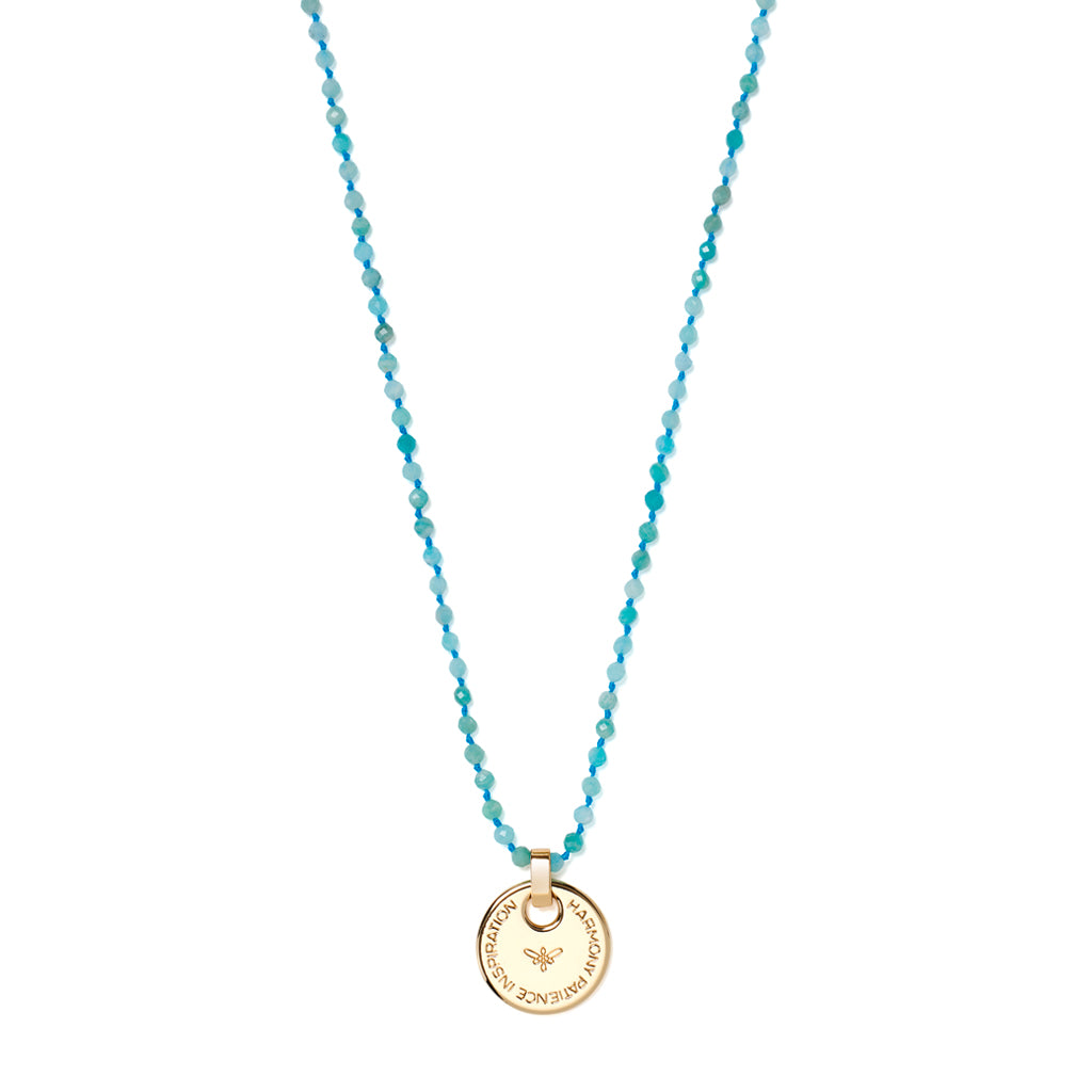 BELIEVE Necklace HARMONY, Amazonit