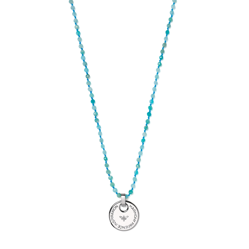 BELIEVE Necklace HARMONY, Amazonit