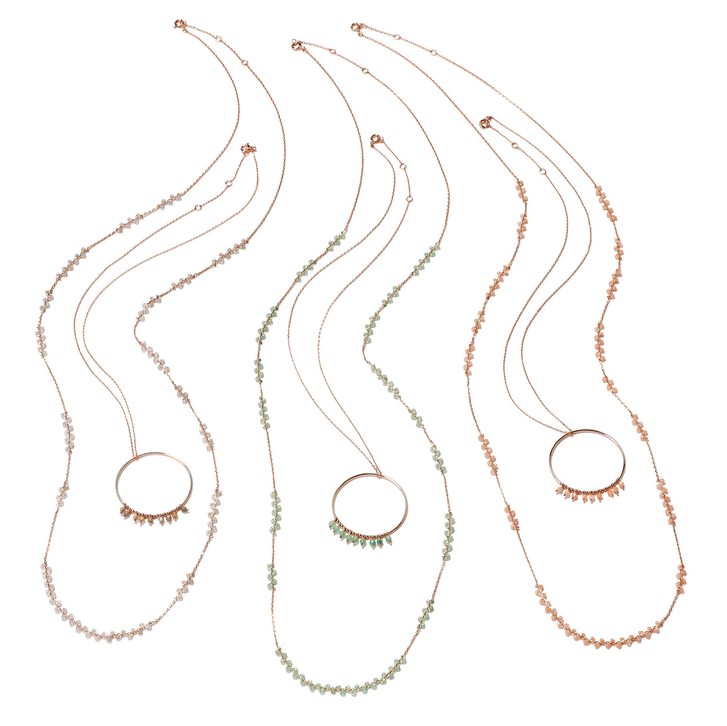 PIA Long Necklace Sunstone