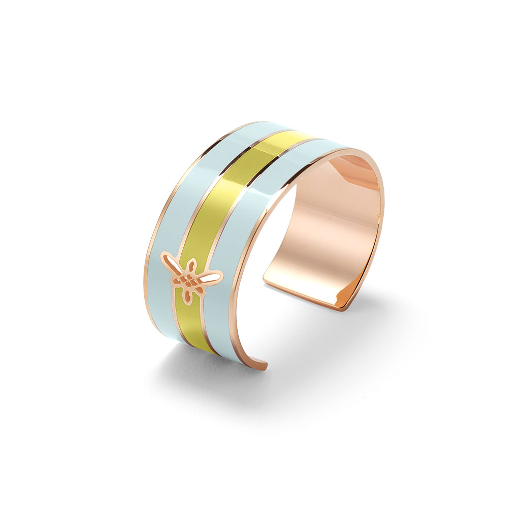 JOY Bangle roségold, lime