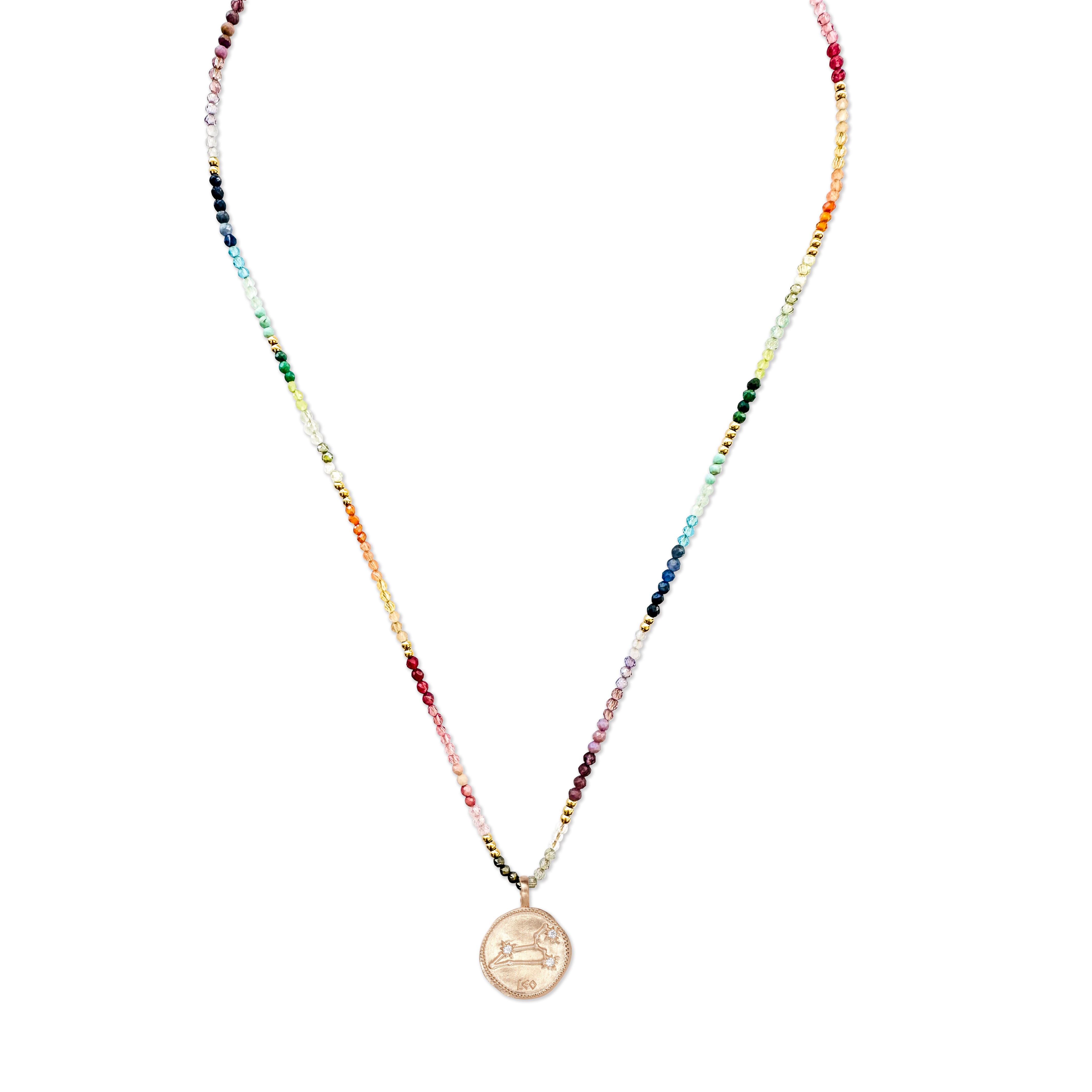 ZODIAC Rainbow Necklace LÖWE (24.7.-23.8.)