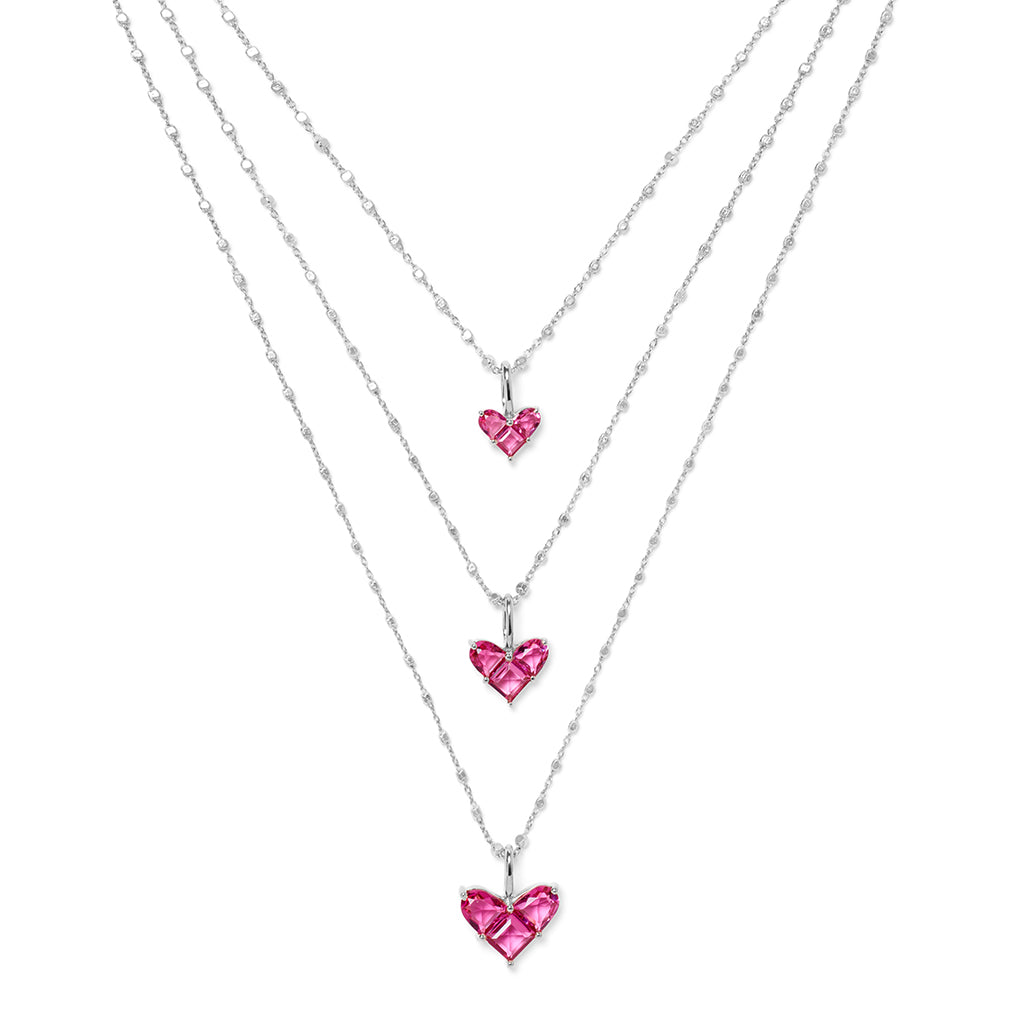 L♡VE Necklaces Pink Quarz