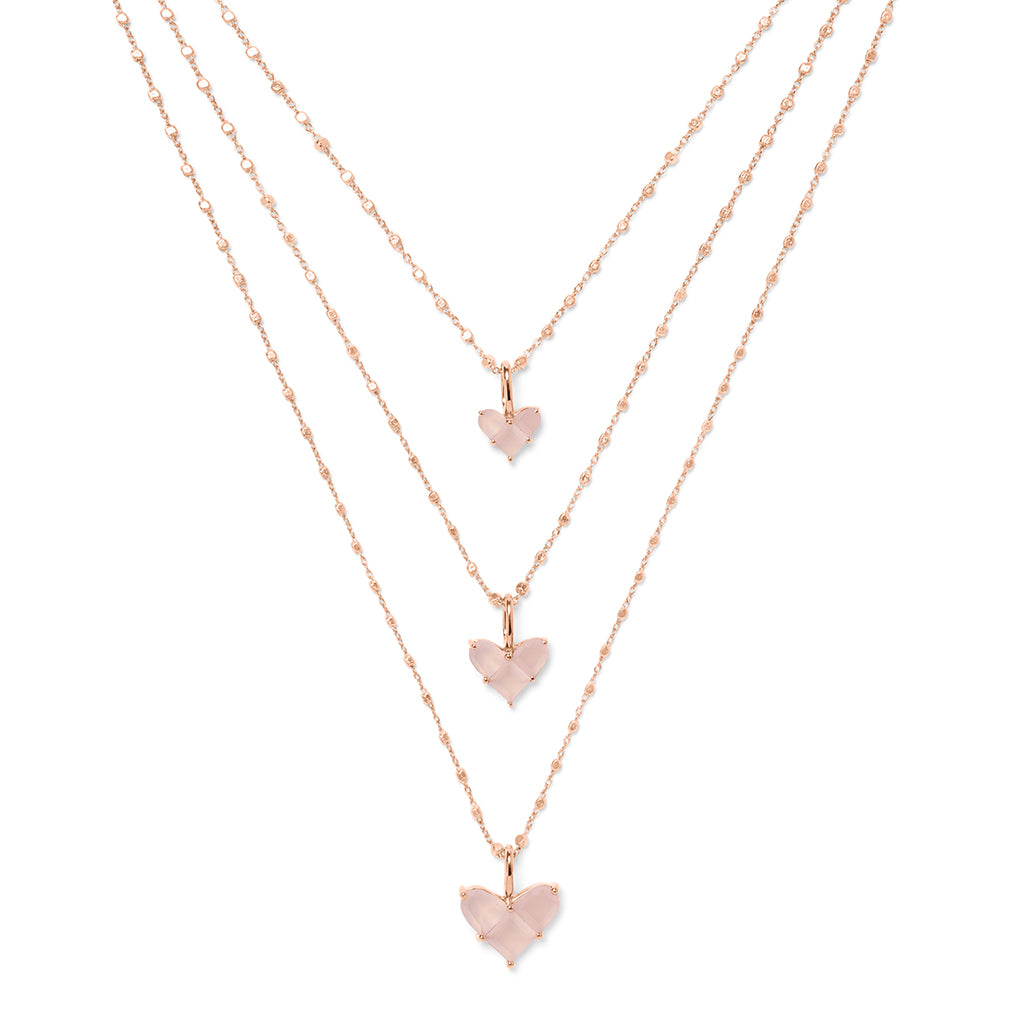 L♡VE Necklaces Rosenquarz