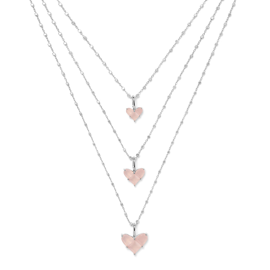L♡VE Necklaces Rosenquarz