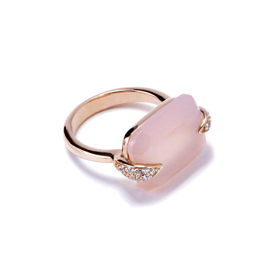 Ring MILA Rosenquarz