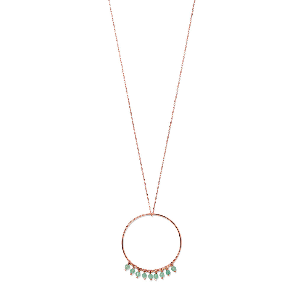 NORMA Necklace Aventurin, roségold