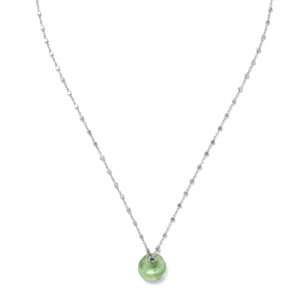 SMILE Necklace Grüner Amethyst