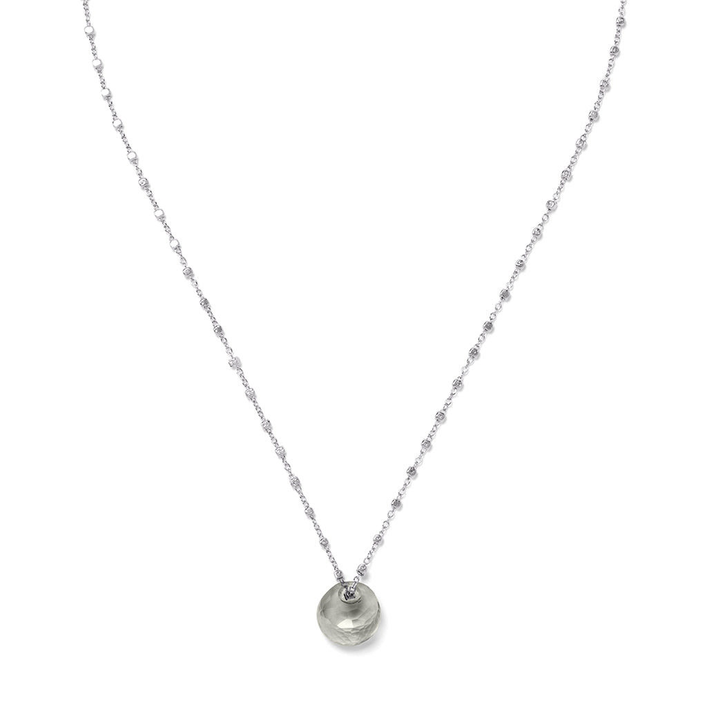 SMILE Necklace Grey Quarz